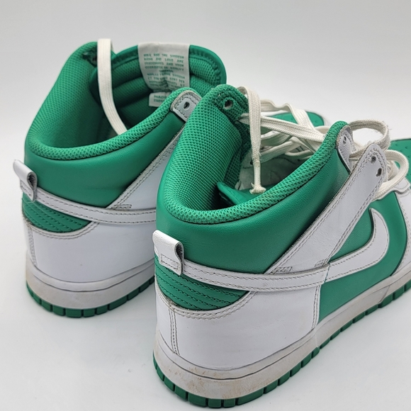 Nike Dunk High Retro  Stadium Green/White Men's Size 8.5 (W-10) - Picture 5 of 7